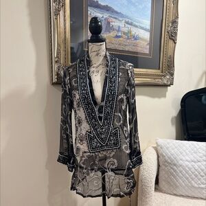 Beautiful beaded tunic